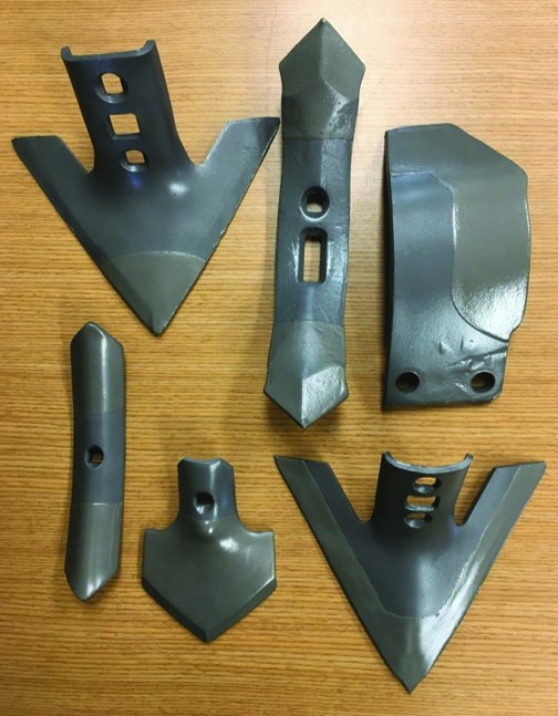 Spread of UTC coated parts
