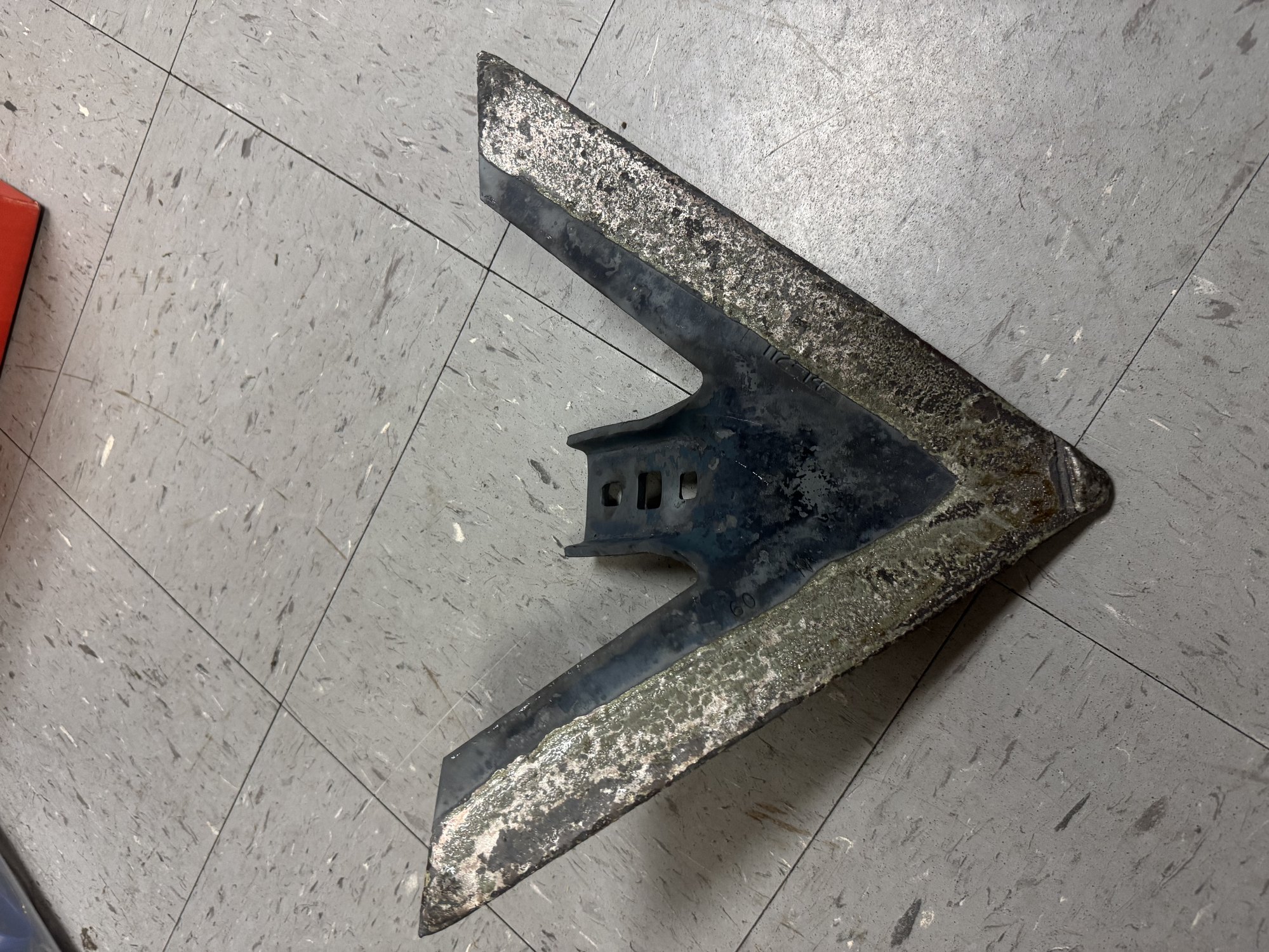UTC coated sweep after field use